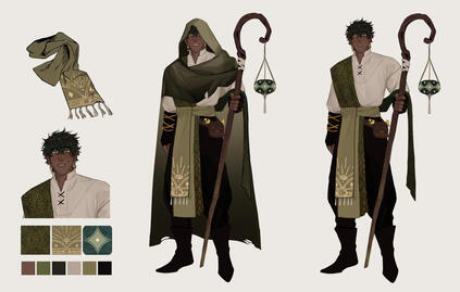 full character design + extras